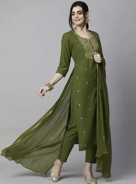 Mehndi Suit